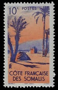 Somali Coast #248 MNH; 10c Danakil Tent (1947) (2)