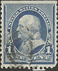 # 219 DULL BLUE USED BEN FRANKLIN SCV-0.75