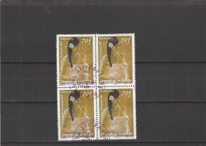 French Polynesia  Scott# 1071 Used Block of 4 (2012 Int'l Women's Day)