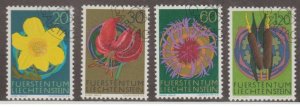 Liechtenstein Scott #500-503 Stamp - Used Set