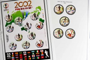 COLOR PRINTED SOUTH KOREA 2000-2010 STAMP ALBUM PAGES (98 illustrated pages)