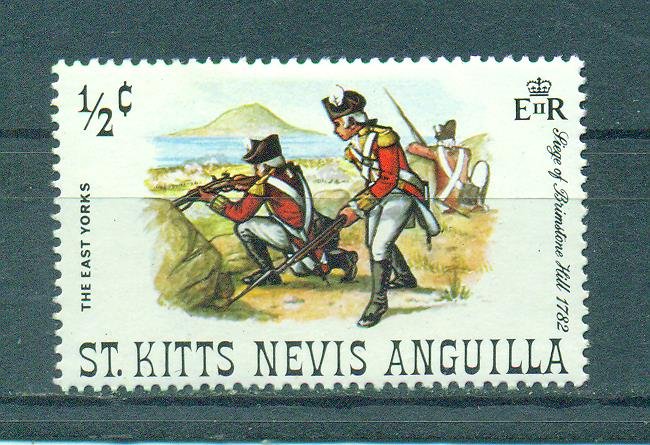 St. Kitts & Nevis sc# 245 (2) mh cat value $.25