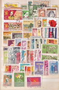 SA23d Vietnam 1970's - 1980's selection of used stamps