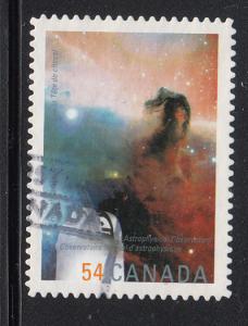 Canada 2009 used Scott #2324 54c Horsehead Nebula Astronomy Year ex booklet