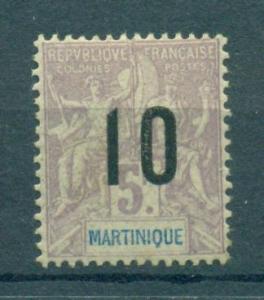 Martinique sc# 104 mh cat value $3.00