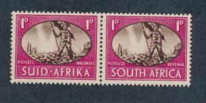 South Africa 1945 Scott 100 pair MH - Victory of the Allies