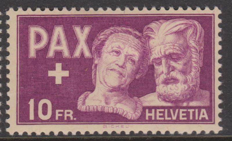 Switzerland Sc#305 VF-XF MH