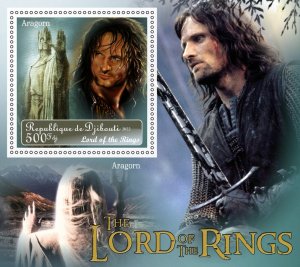 Stamps. Cinema. The Lord of the Rings 2022 year 6 sheets perforated MNH**