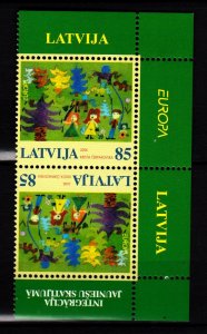 Latvia 651a mnh