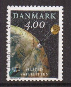 Denmark  #1143   used  1999  satellite