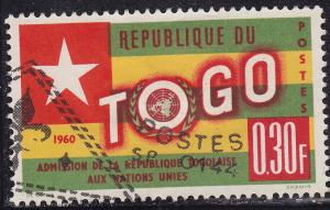 Togo 386 USED 1961 Togo's Admition to the UN .30 Fr