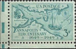# 984 MINT NEVER HINGED ANNAPOLIS TERCENTENARY