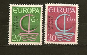 Germany SC#963-964 Europa 1966 Mint Never Hinged