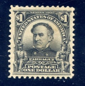 US SCOTT #311 MINT-VF-OG-LH W/ PF CERT SCV $600 (6/5/24 GP)