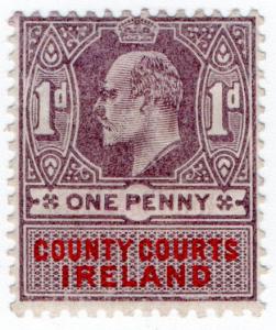(I.B) Edward VII Revenue : County Courts Ireland 1d