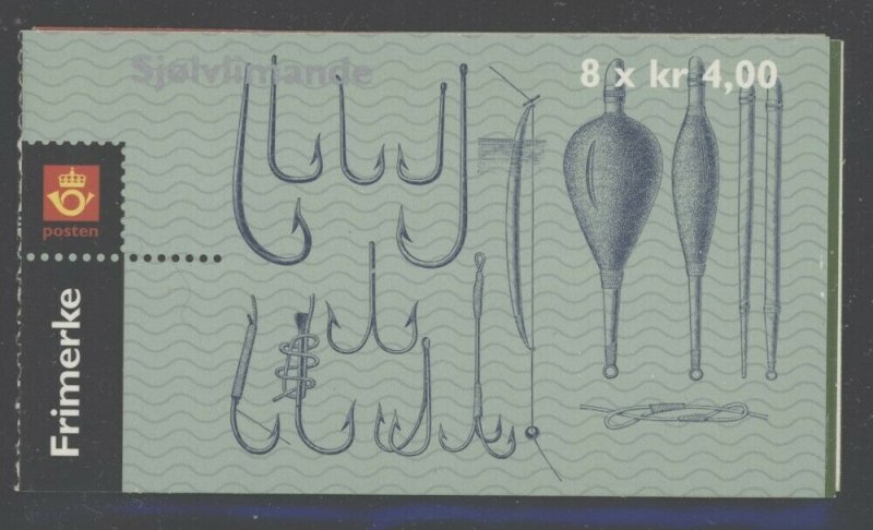 Norway 1999 32Kr Cod & Salmon Booklet Sc# 1216a NH