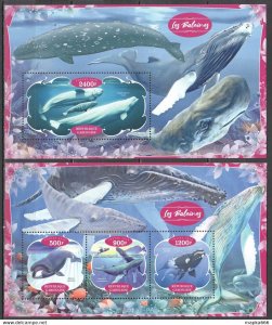 2020 Fauna Whales Marine Life 1+1 ** Ja579