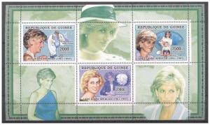 GUINEA GUINEE SHEET MNH DIANA MOTHER TERESA PRINCE WILLIAM  