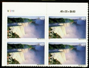 US  C133   Niagara Falls 48c - Plate Block of 4  -  MNH - 1999 - V22111  UL