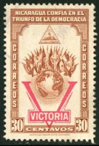 NICARAGUA - SC #690 - USED - 1943 - NICARA150