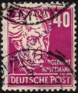 1948, Germany, Soviet Occupation, 40pfg, Used, Sc 10N40