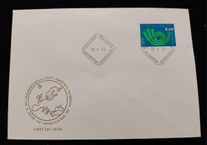 C) 1973. FINLAND. FDC. E.P.T. CONFERENCE XF