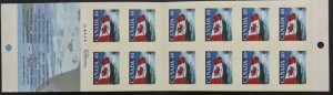 Canada 1193a  flag booklet MNH SCV $17.00