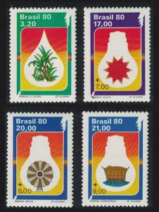 Brazil Energy Conservation 4v 1980 MNH SG#1806-1809