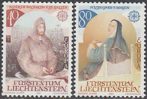 Liechtenstein #754-755  MNH