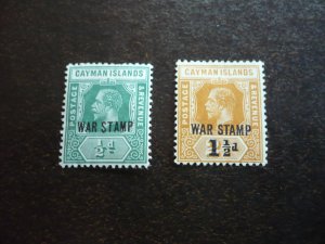 Stamps - Cayman Islands - Scott# MR5-MR6 - Mint Hinged Set of 2 Stamps