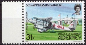 ZAYIX Alderney 21 MNH Aviation Planes Aircraft 092023S52