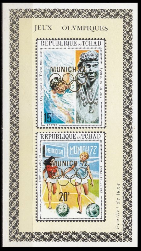 1972	Chad	534-35/B39	Overprint - MUNICH 72	16,00 €