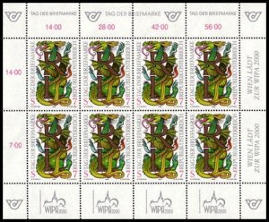 Austria 1998 MNH Stamps Mini Sheet Scott 1765 Philately Inicial Letter Dragon