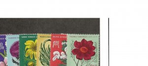 ROMANIA Sc 2152-9 MNH issue of 1970 - FLOWERS