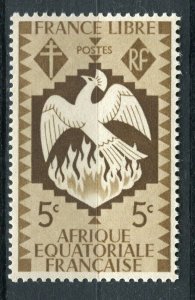 FRENCH COLONIES; EQUATORIAL Africa 1941 Phoenix MINT MNH unmounted 5c.