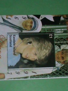 SCOTLAND STAMP- 1997-PRINCESS OF WALES- DIANA WITH MOTHER THERESA -MINT-NH  S/S