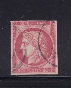 French Colonies Scott # 23 F-VF used neat cancel nice color scv $ 140 see pic !