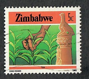 Zimbabwe #496 used single