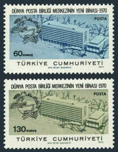 Turkey 1850-1851,MNH.Michel 2181-2182. New UPU Headquarters,1970.