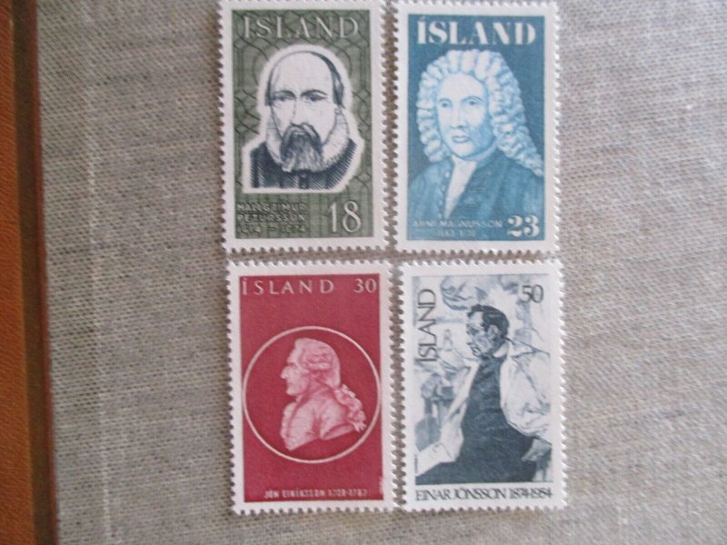 Iceland, Scott#481-484, MNH 