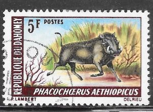 Dahomey 252: 5f Warthog, CTO, VF