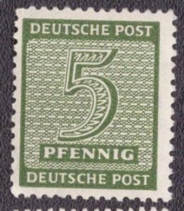 Germany DDR Russian Occupation West Saxony 1945 -  14N3 MH