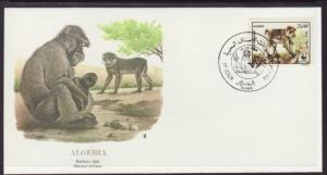 Algeria 872 Barbary Ape Fleetwood U/A FDC