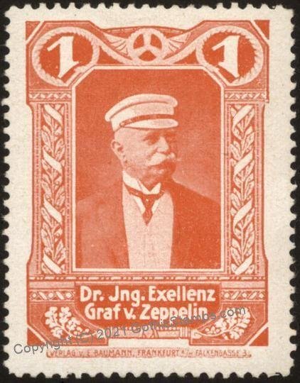 Germany Flight MNH Graf Zeppelin Donation Vignette Cinderella Stamp G102785