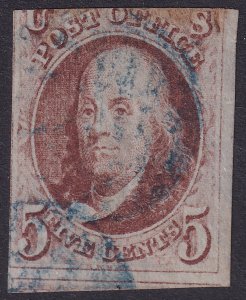 #1 Used, F-VF, 3 margins (CV $425 - ID47909) - Joseph Luft