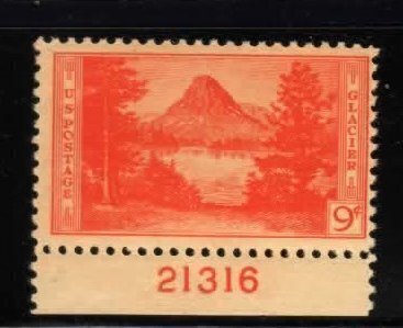 748 MNH plate number single B21316