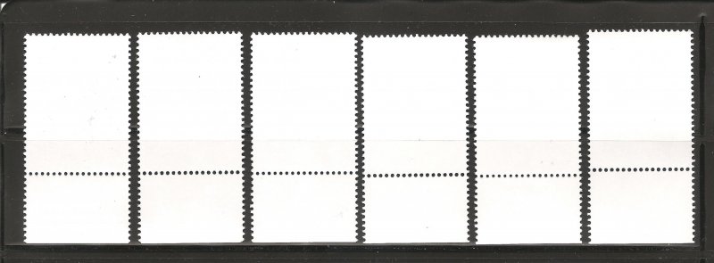 China stamps 1997-9 Scott 2769-74 Maiji Grottoes 麦积山石窟 6 MNH stamps.