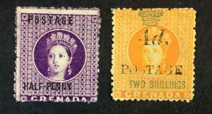 MOMEN: GRENADA SG #21, 42 MINT OG H £87 LOT #68422*