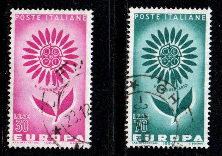 Italy # 894-95 ~ Cplt Set 2 ~ Used, HM