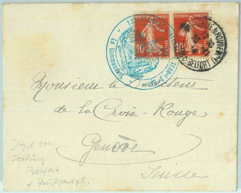 86864 - FRANCE - POSTAL HISTORY - FELDPOST Field Military mail COVER 1914